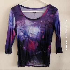Purple Halloween long sleeve shirt